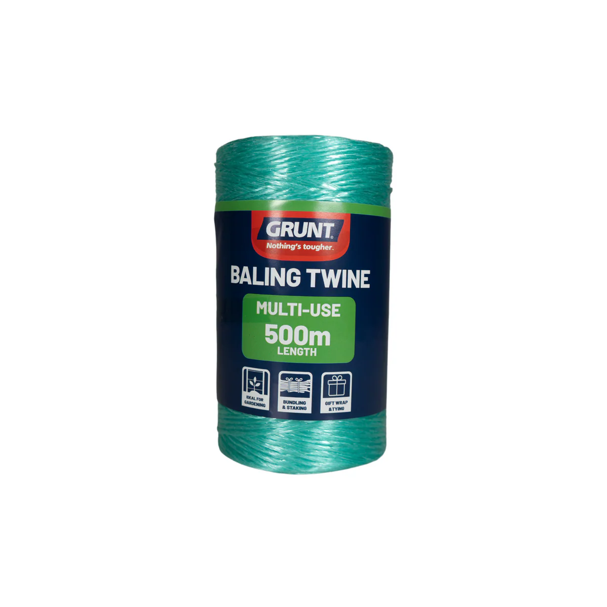 Grunt 500m Green Baling Twine - Synthetic Polypropylene - Tough & Durable