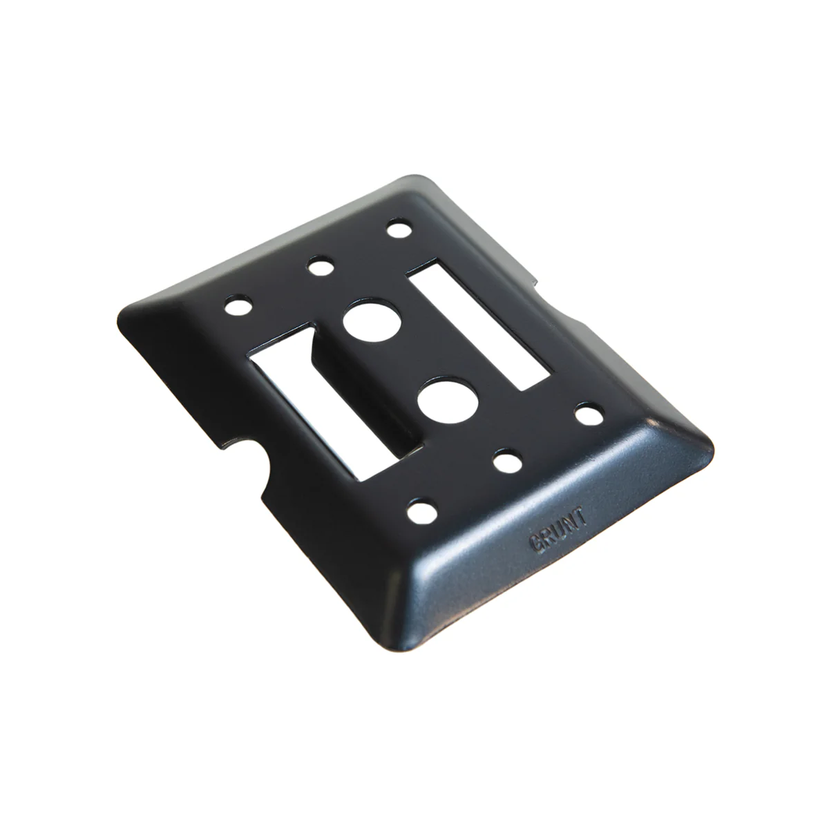 Grunt E Track Versatile Fixing Plate - 130mm x 14mm x 160mm - Black - 550kg Capacity - Image 3