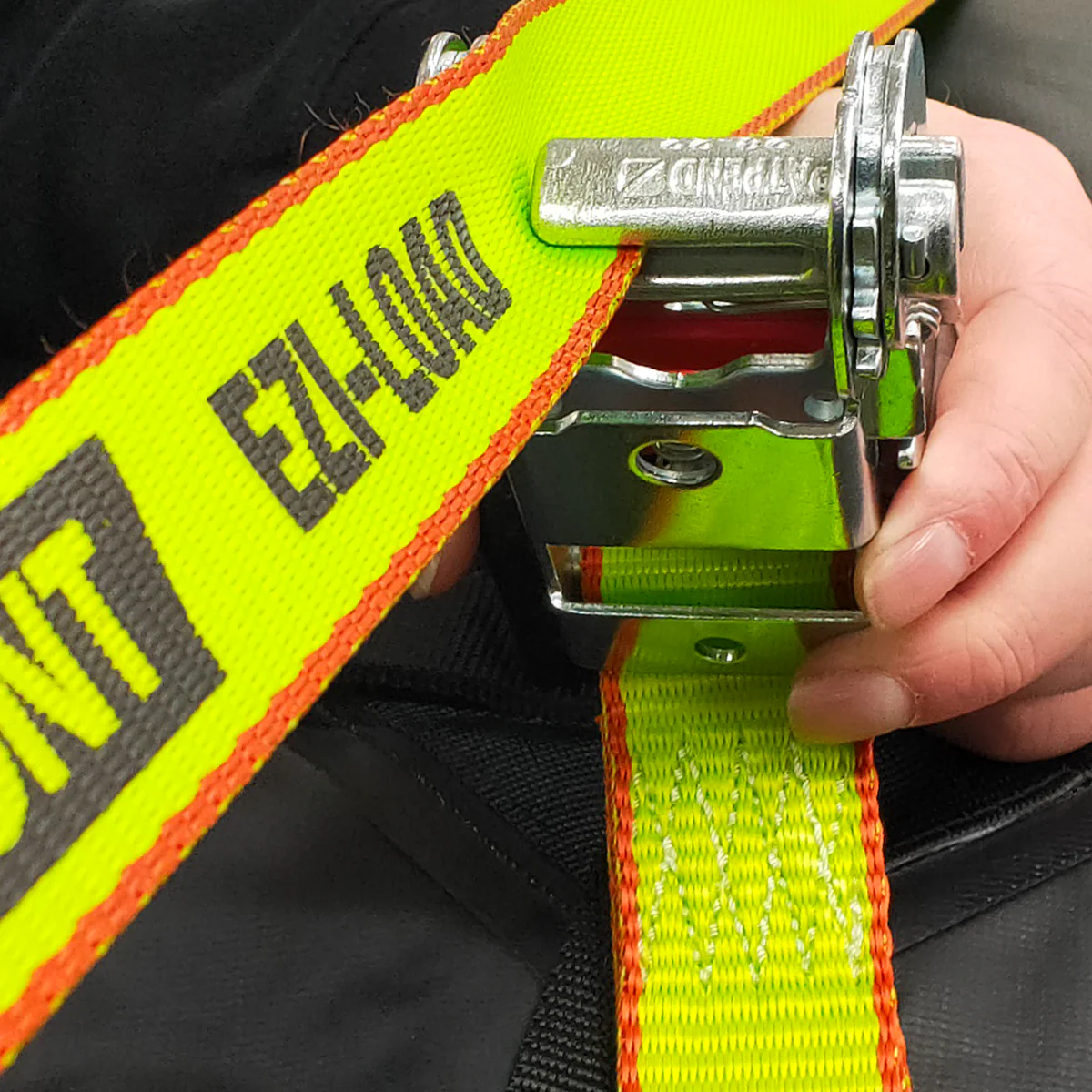 Grunt Ezi Load Ratchet Tie Down 50mm x 9m - 2500kg Capacity - Side Loading - Image 4