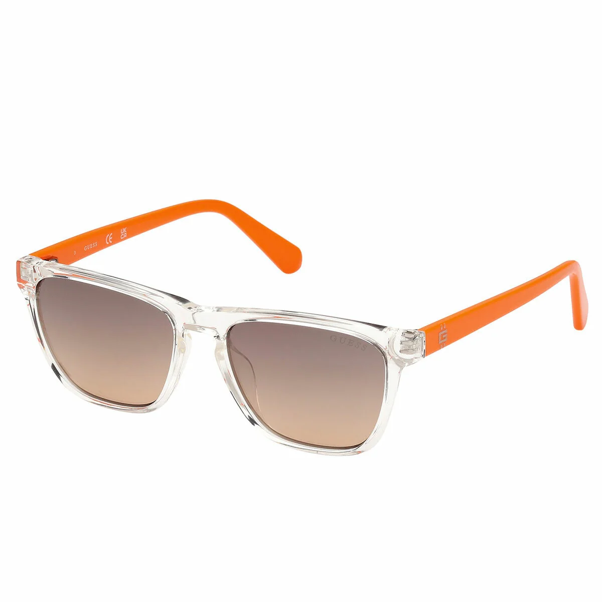 Guess Boys Sunglasses GU00129 26F Crystal Square Gradient Brown Stylish