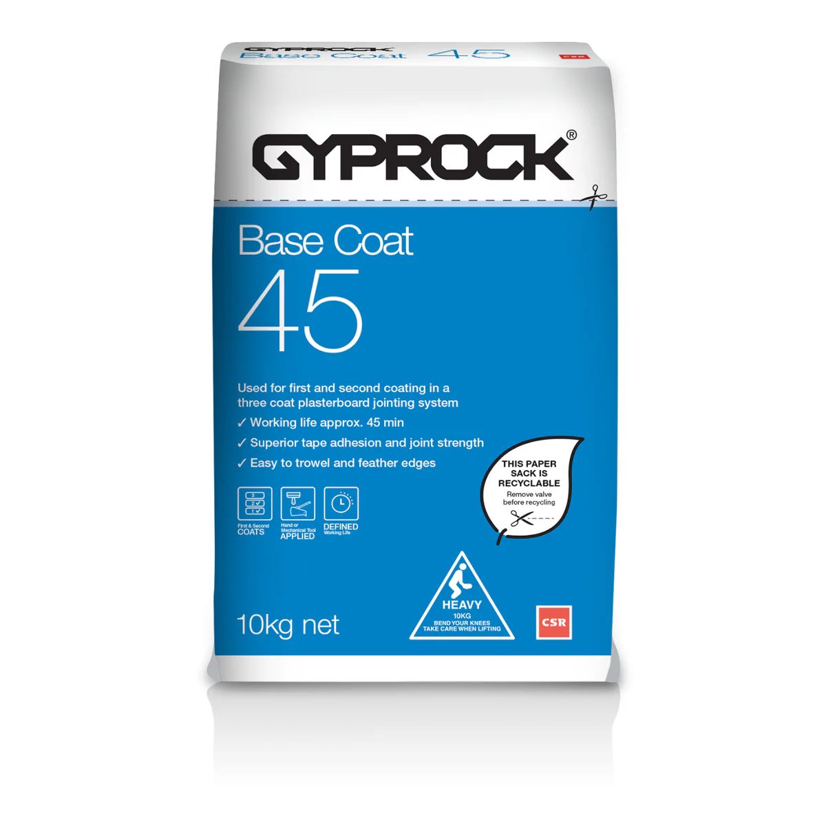 Gyprock Base Coat - 10kg - Base Compound - Easy To Trowel