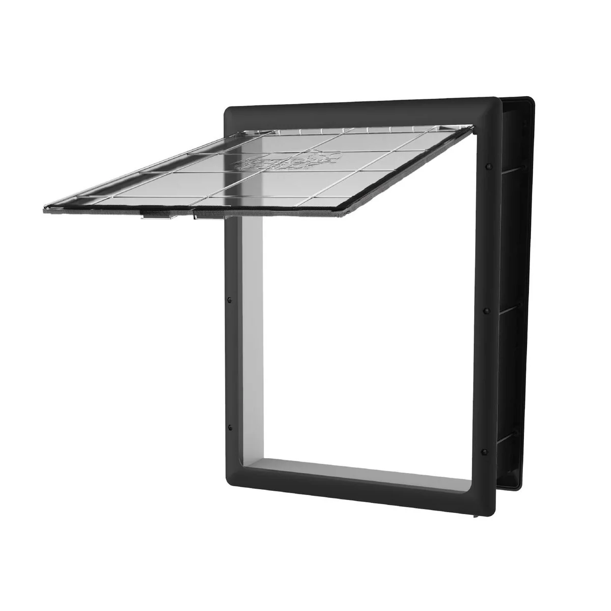 Hakuna Pets Large Black Essential Pet Door 300mm x 420mm for Pets up to 45kg