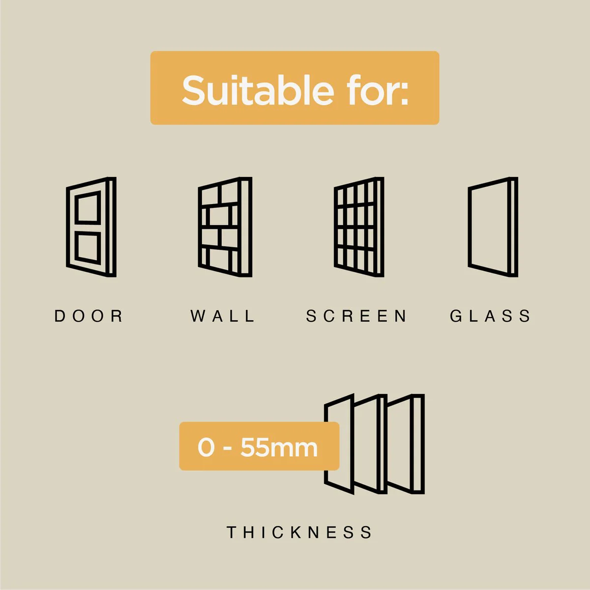 Hakuna Pets Large Black Super Tough Pet Door 295mm x 425mm - Image 5