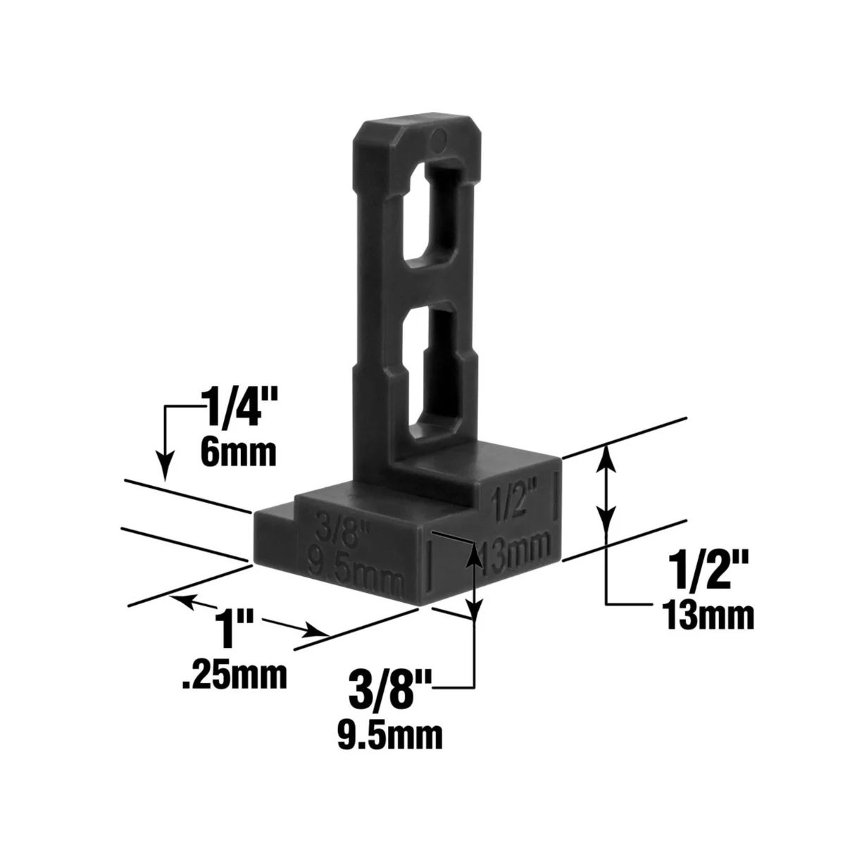 Hanwood 4 in 1 Floating Floor Spacers 30 Pack - 6mm, 9.5mm, 13mm Gaps - Image 2