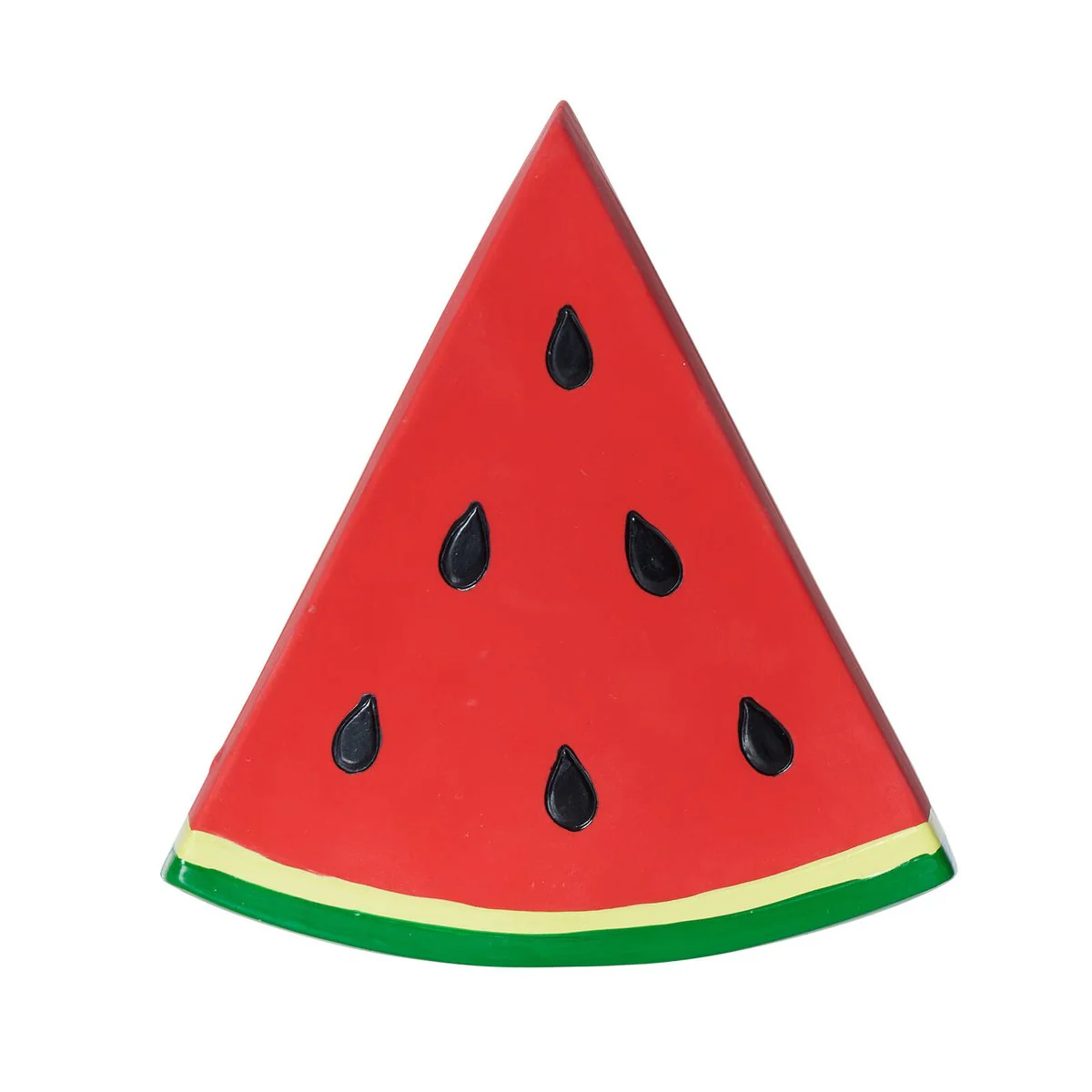 Happy Tails Latex Watermelon Toy - 123mm x 135mm - Interactive Chew Toy