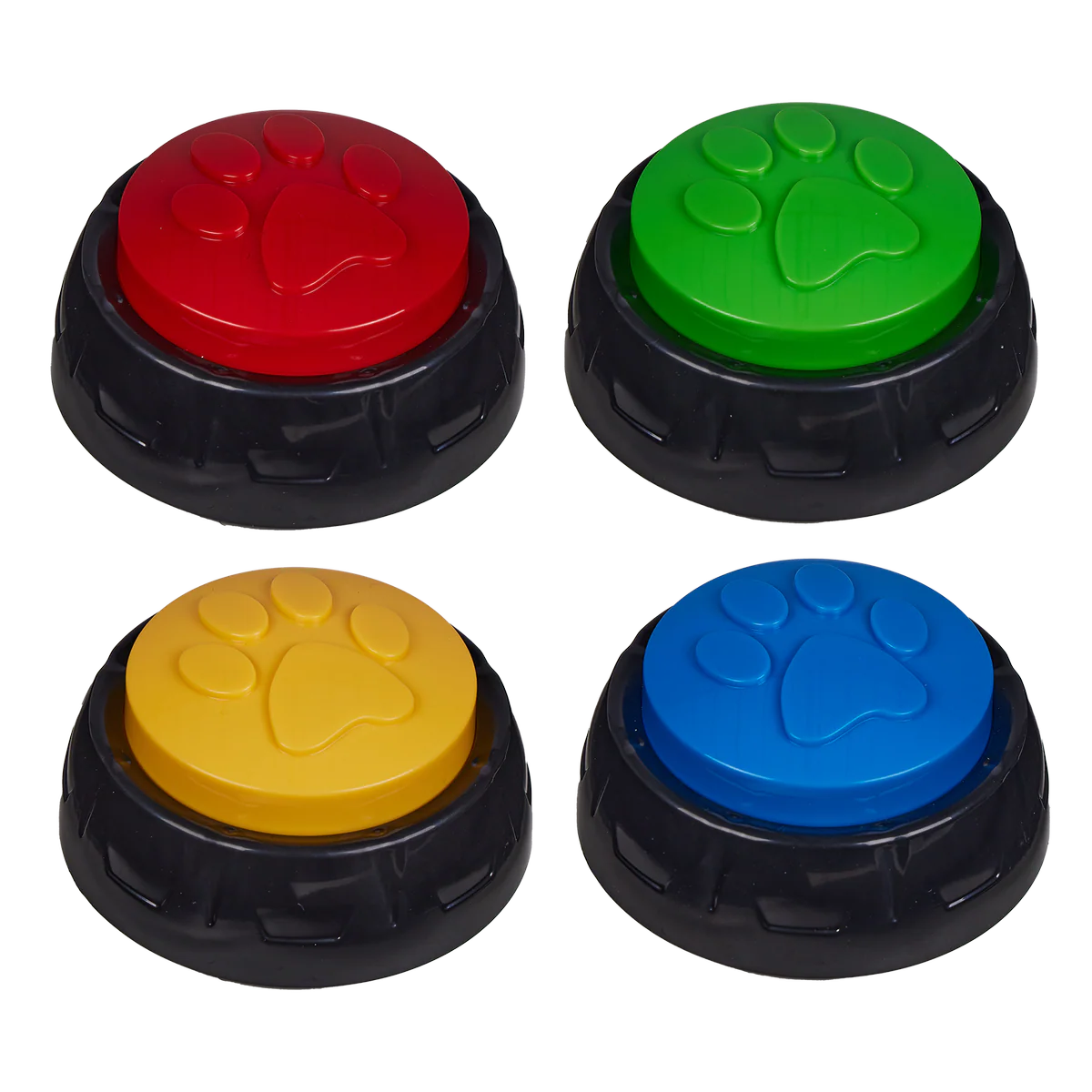 Happy Tails Pet Talking Starter Kit - 4 Recordable Buttons - 80mm x 35mm x 80mm