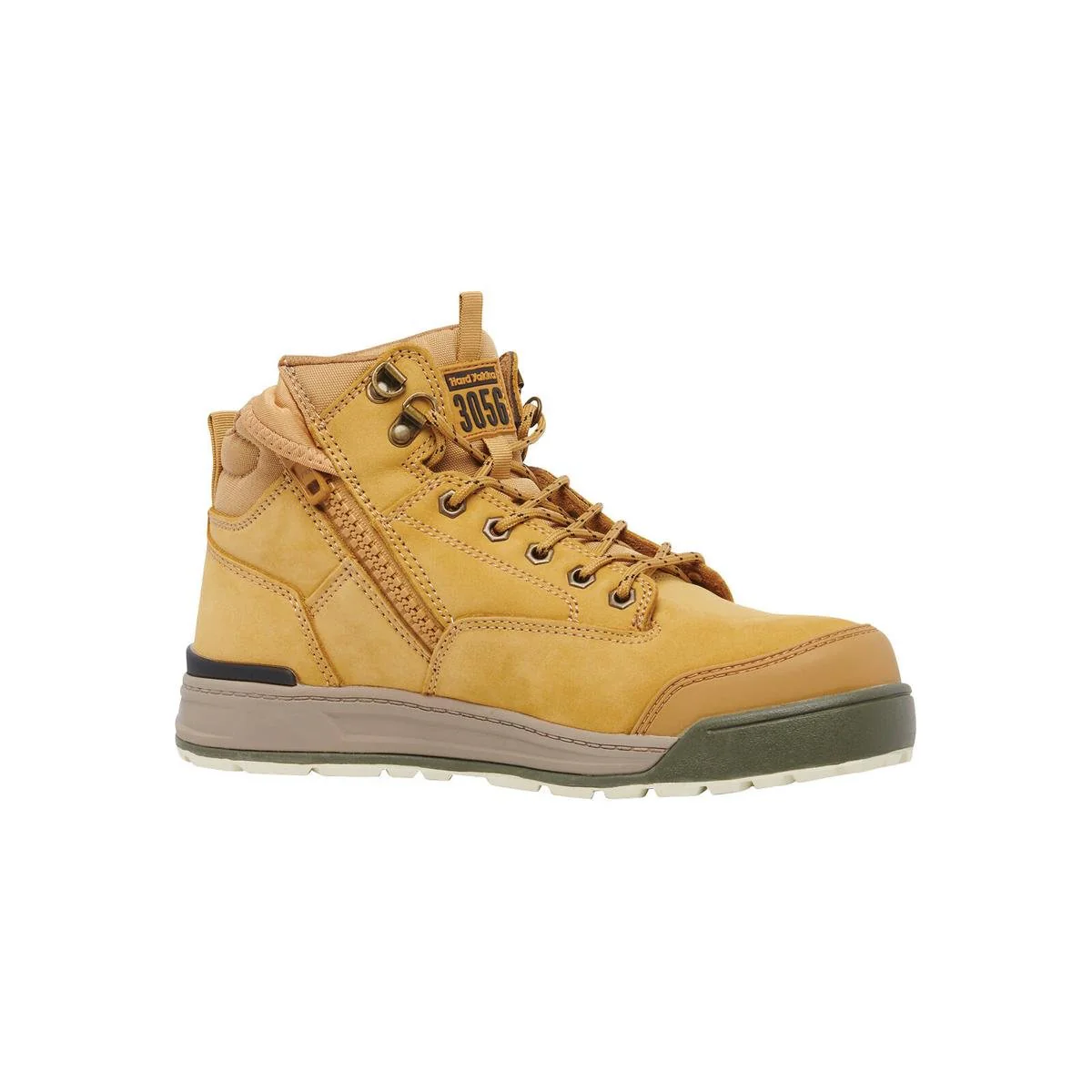Hard Yakka 3056 Safety Boot Size 12 - Wheat - Steel Toe - Slip Resistant