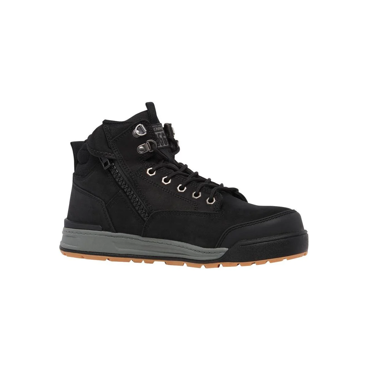 Hard Yakka 3056 Safety Boot Size 9 - Black - Steel Toe - Slip Resistant - Comfortable