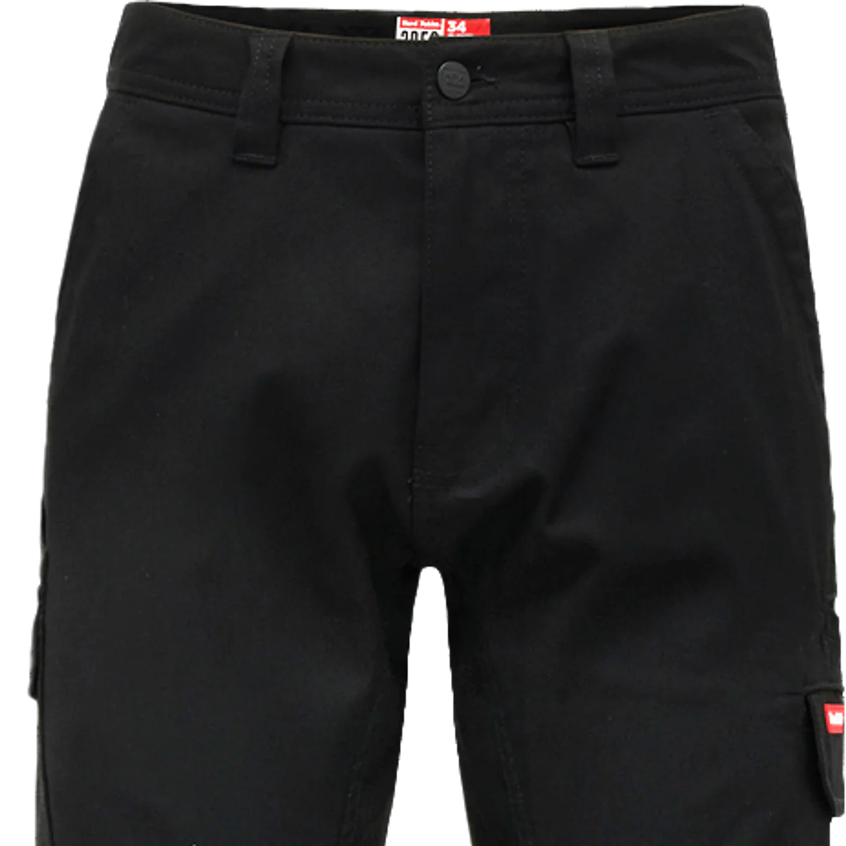 Hard Yakka 3056 Stretch Canvas Cargo Pants Size 97r - Black - Durable Comfort