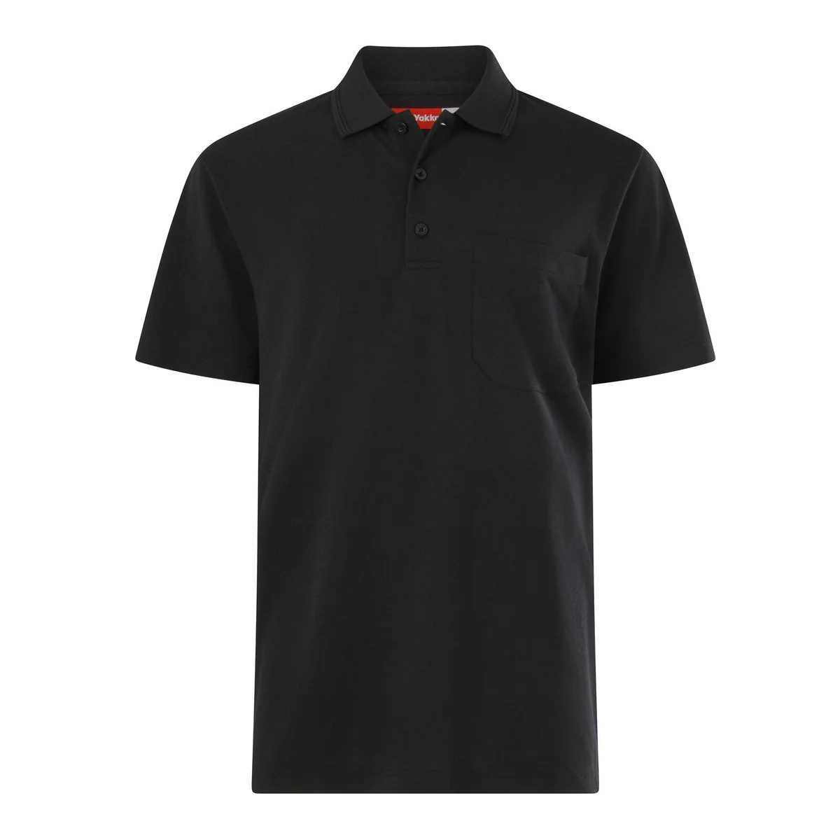 Hard Yakka Black Short Sleeve Polo XL - Durable Work Shirt - Regular Fit