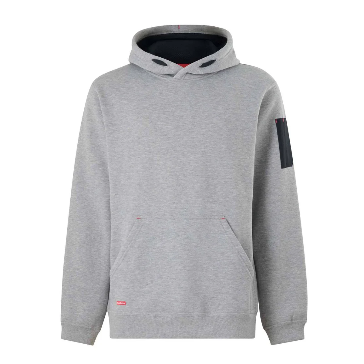 Hard Yakka Brushed Fleece Workwear Hoodie 2XL - Light Grey Marle - Warmth & Comfort