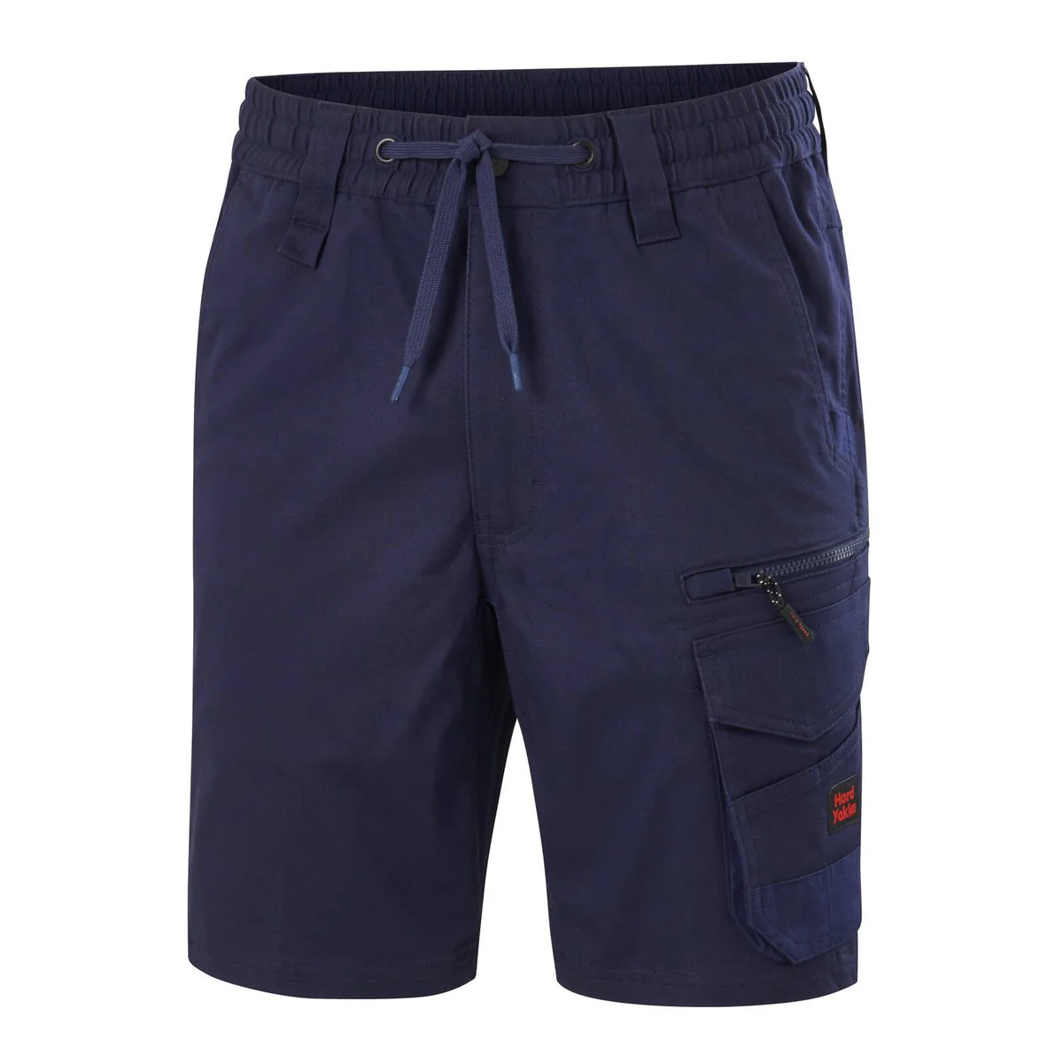 Hard Yakka Navy Tough Utility Mid Length Shorts Size 82R - Durable Comfort - Utility Pockets - Image 2