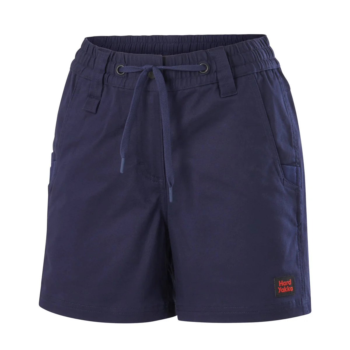 Hard Yakka Navy Women’s 3056 Short Shorts Size 12 - Stretch Fabric - Utility Pockets - Image 2