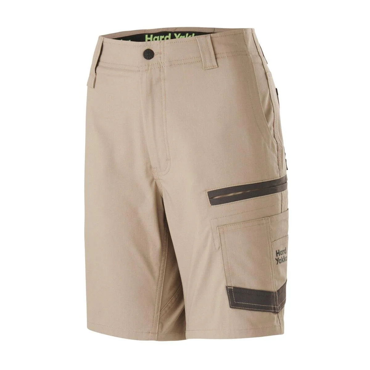 Hard Yakka Raptor Mid Shorts Size 10 - Desert - Durable - Comfortable