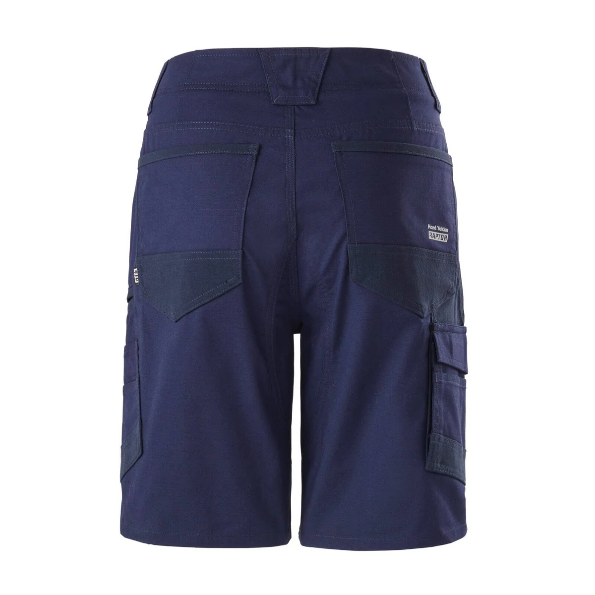 Hard Yakka Women's Raptor Mid Shorts Size 14 - Navy - Durable Workwear - Image 2