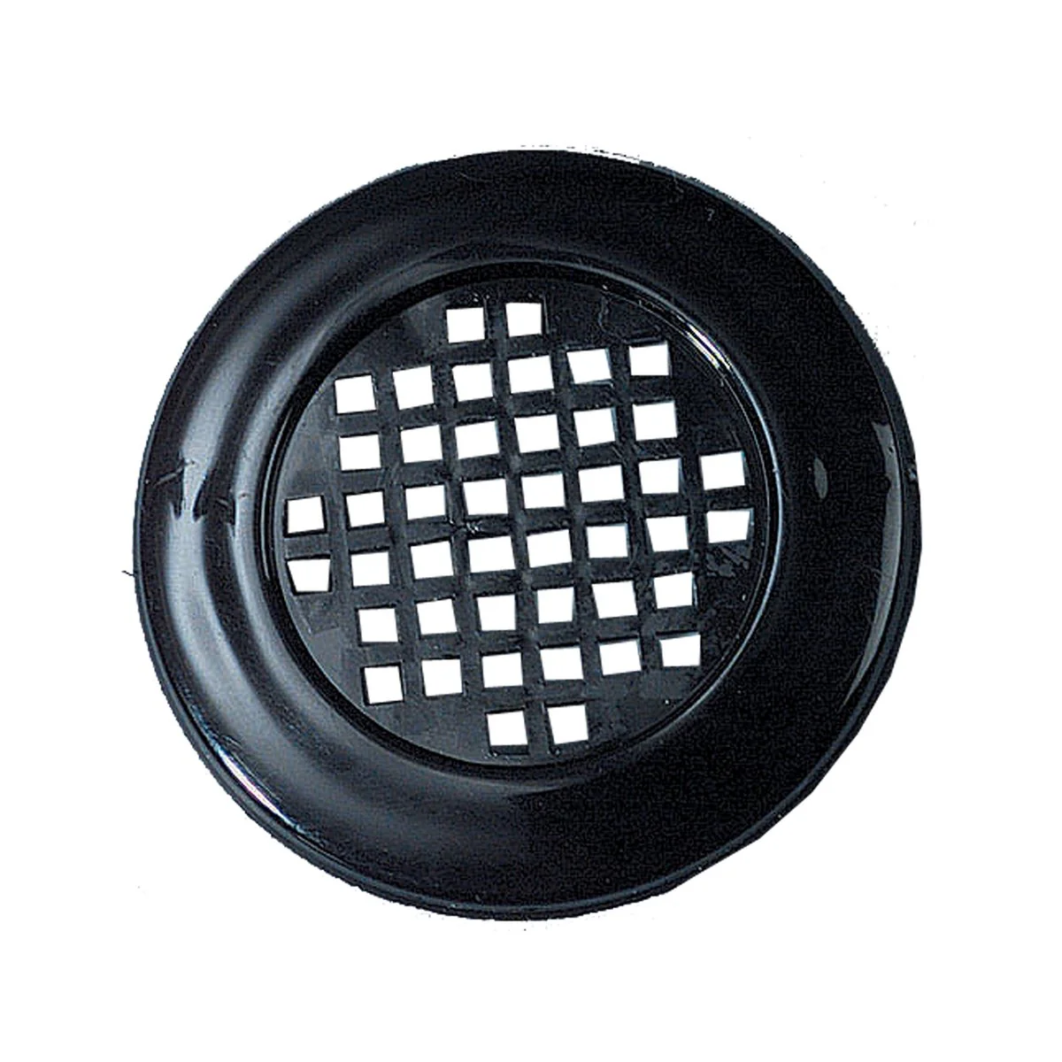 Haron 40mm Black Round Cupboard Vent - Plastic - Easy Installation - Airflow