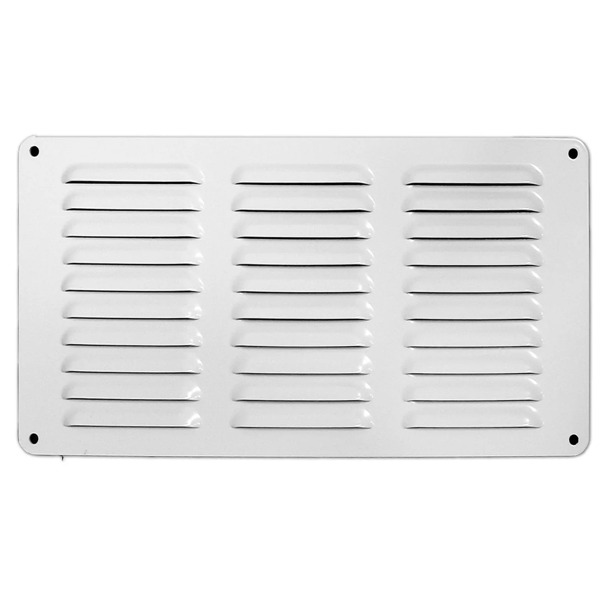 Haron Wall Vent - 300 x 150mm White Aluminium - Energy Efficient Design
