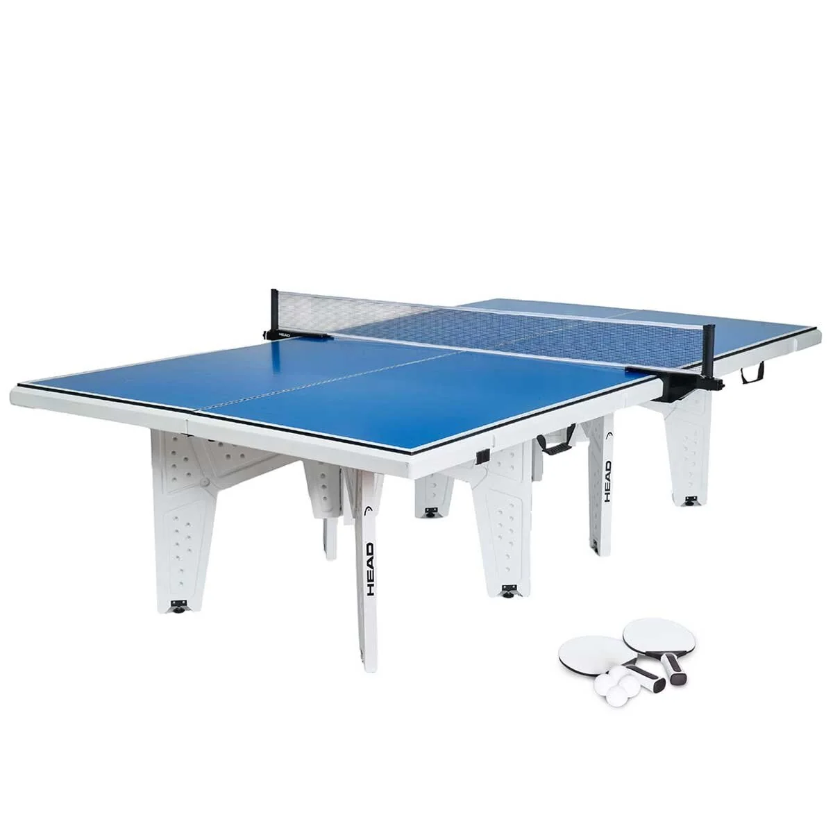 Head Outdoor Table Tennis Table Set 2.7 x 1.5m Blue Weather Resistant