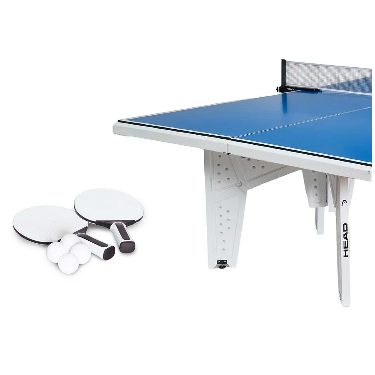 Head Outdoor Table Tennis Table Set 2.7 x 1.5m Blue Weather Resistant - Image 2