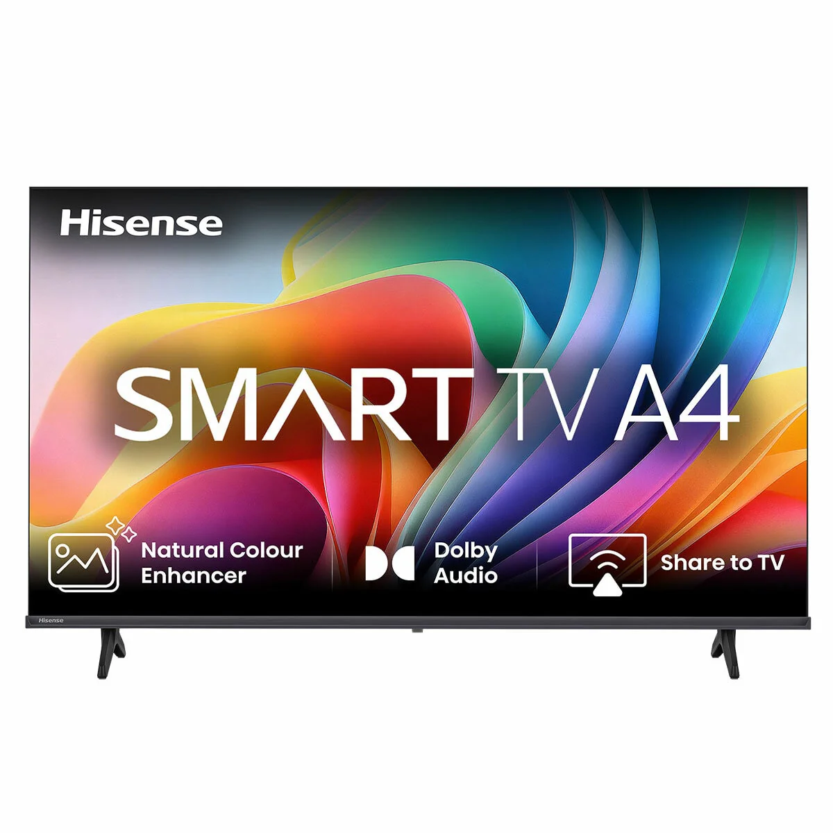 Hisense 32 inch HD Smart LED TV 32A4SAU Black VIDAA Easy Use - Image 2