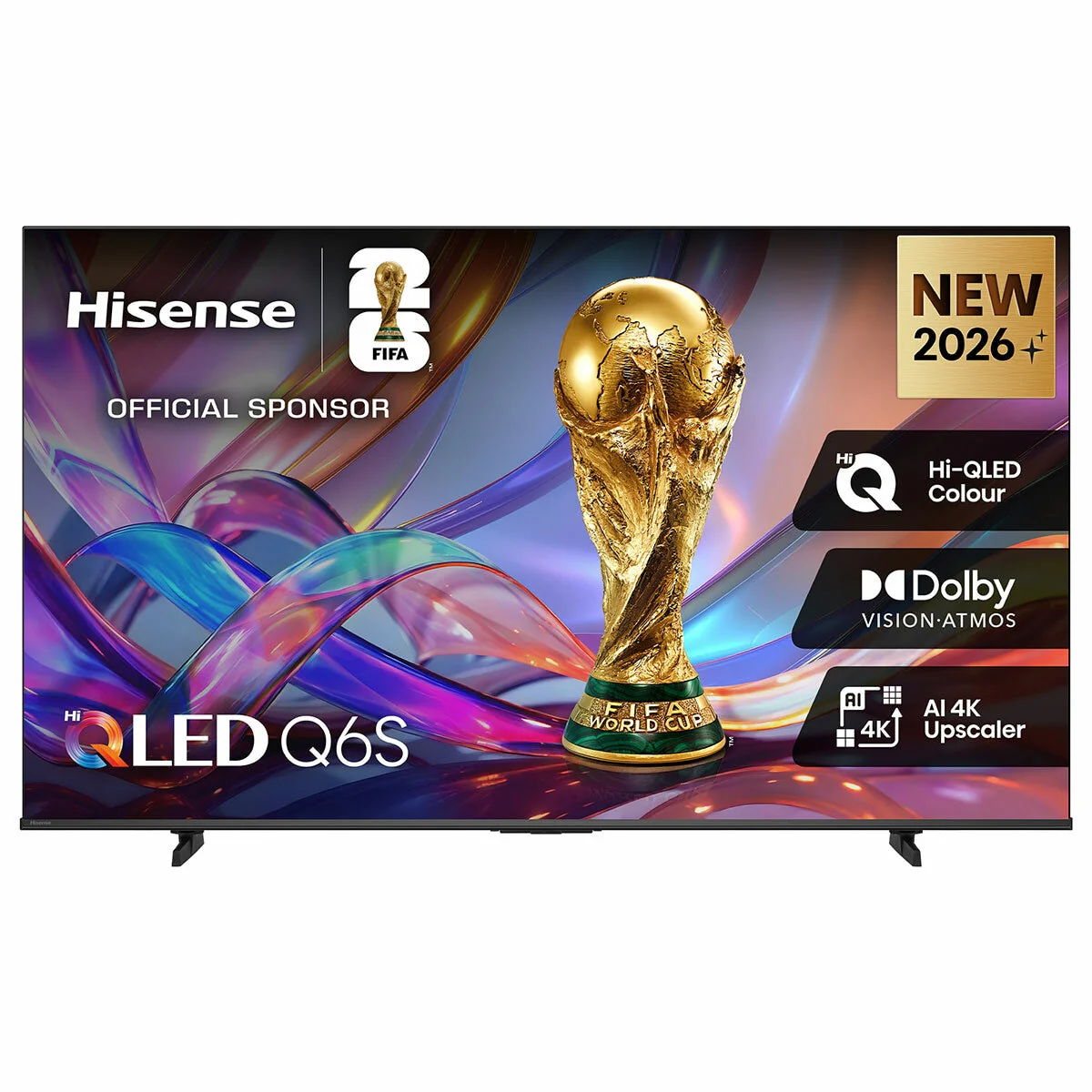 Hisense 50 Inch QLED 4K Smart TV 50Q6SAU Black Cinematic