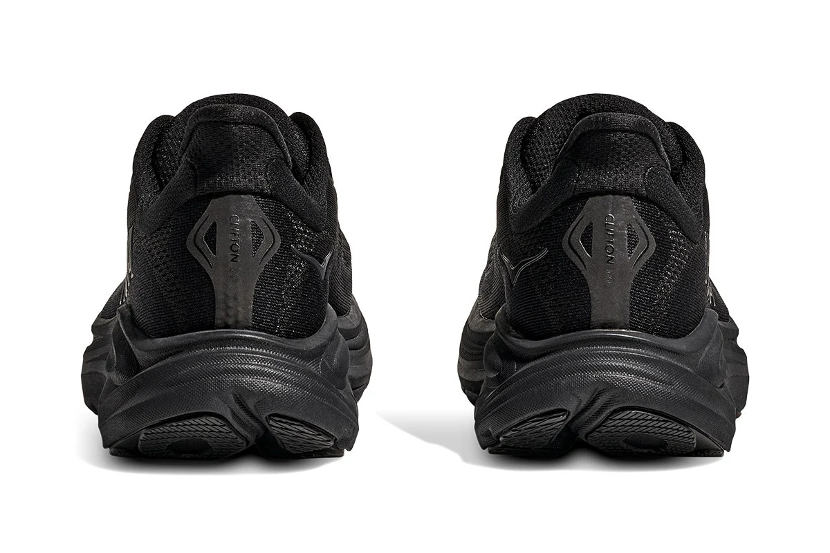 Hoka Men's Clifton 10 Running Shoes Black/Black - Image 7