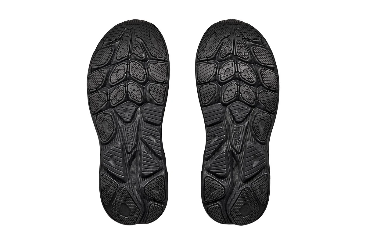 Hoka Men's Clifton 10 Running Shoes Black/Black - Image 8