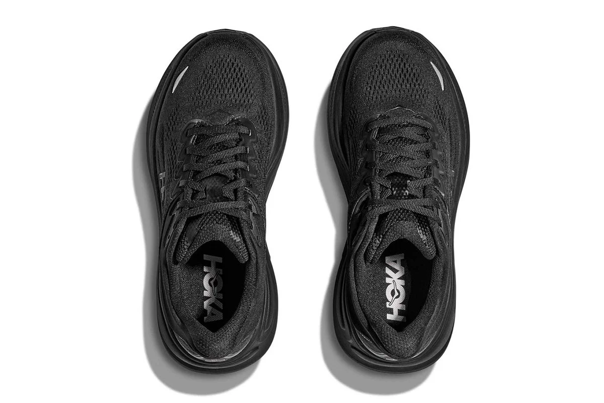 Hoka Women's Bondi 9 Running Shoes Black/Black - Image 5