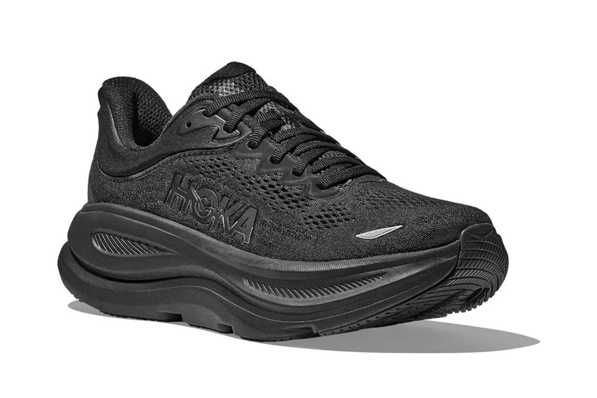 Hoka Women's Bondi 9 Running Shoes Black/Black - Image 6