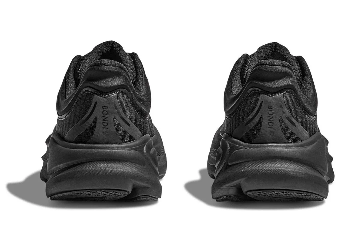 Hoka Women's Bondi 9 Running Shoes Black/Black - Image 8