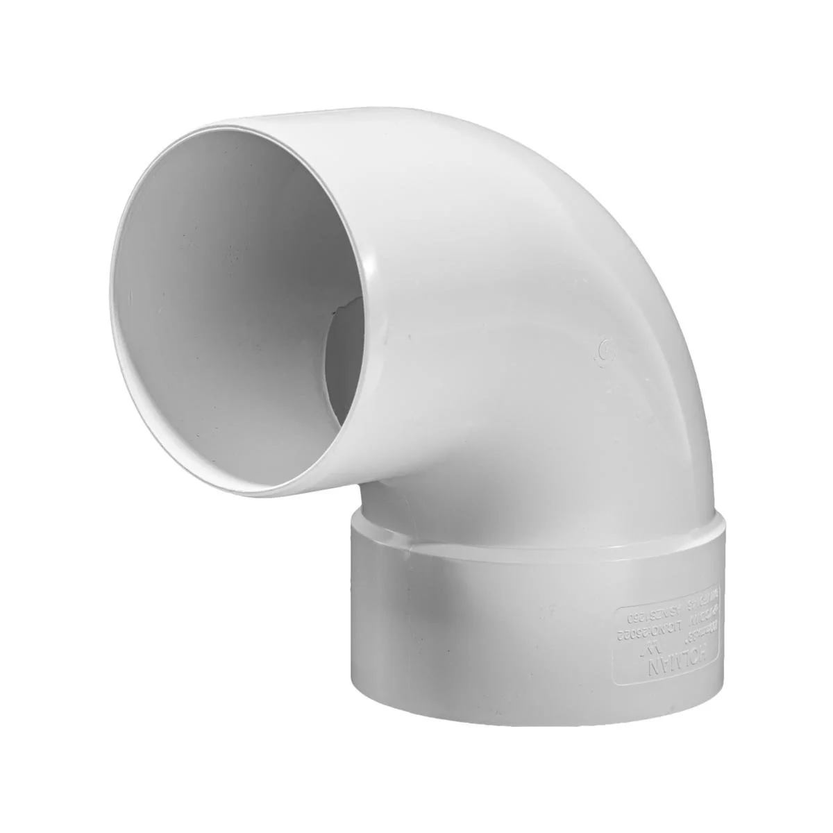 Holman 100mm PVC DWV Plain Bend - Male & Female - 88 Degree - Grey