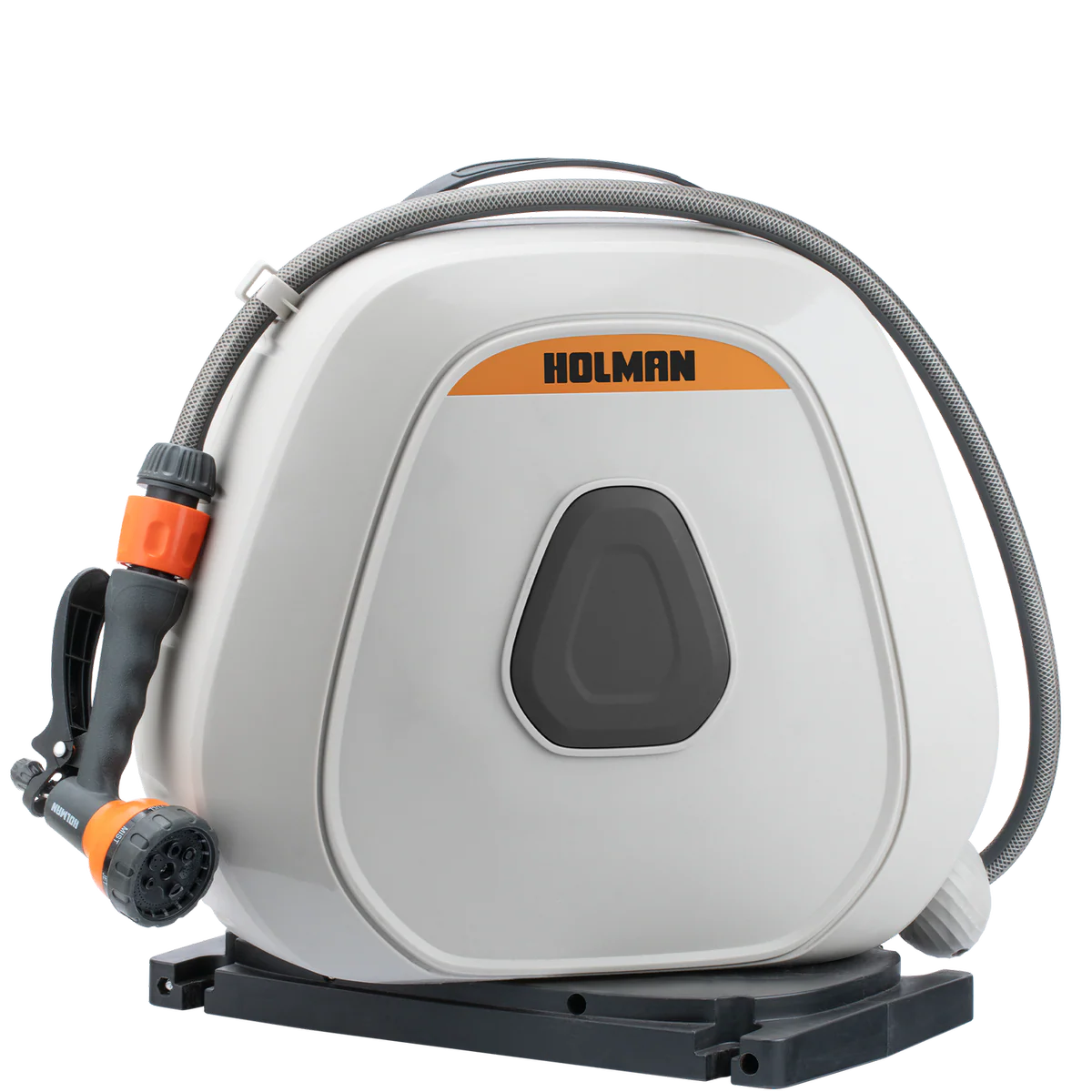 Holman 20m Portable Retractable Hose Reel - Ground Spikes - Easy Storage