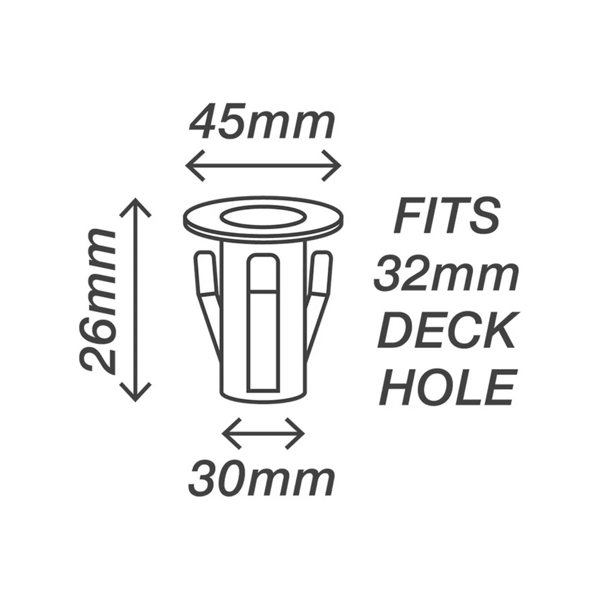 Holman 45mm RGB Deck Light - 0.5W - Stainless Steel - IP67 Waterproof - Image 3