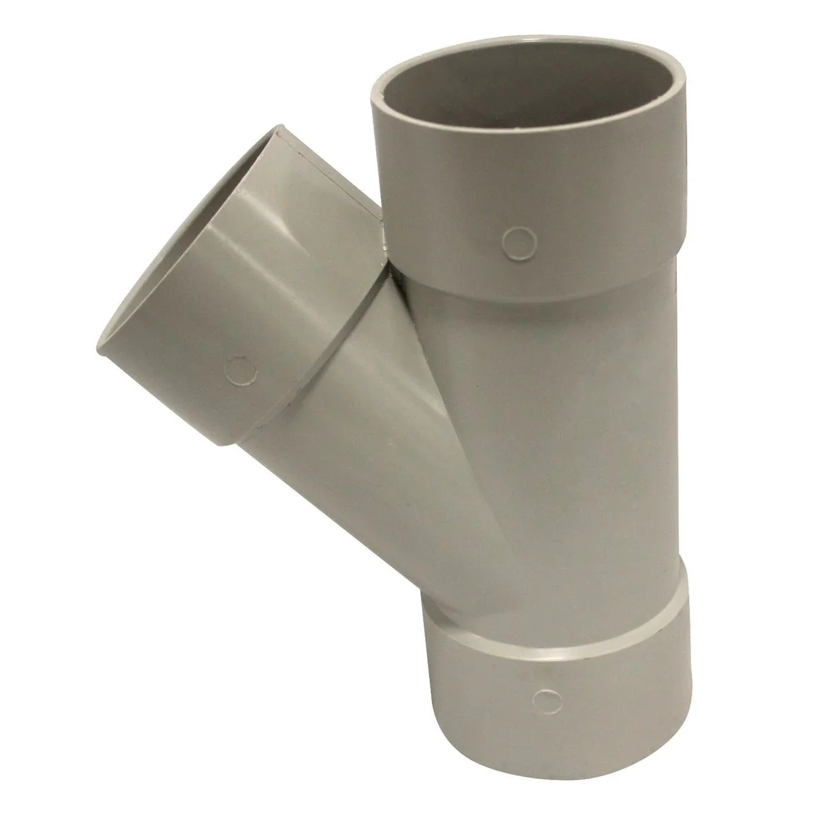Holman 50mm PVC DWV Plain Junction 45 Deg Grey Durable Connection