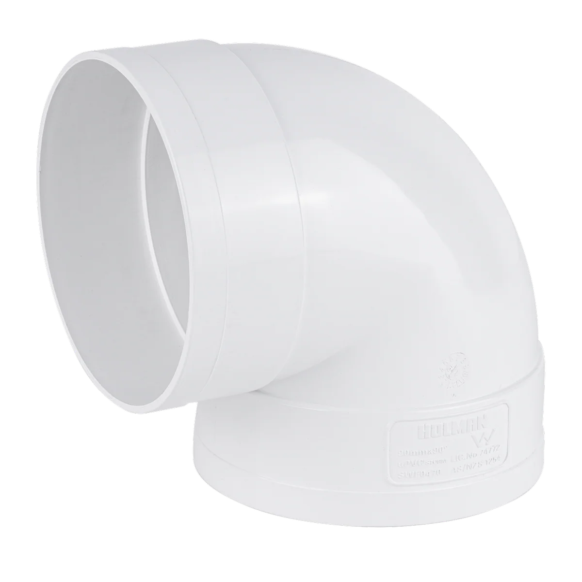 Holman 90mm Stormwater Elbow - PVC - 90° - Durable Connection