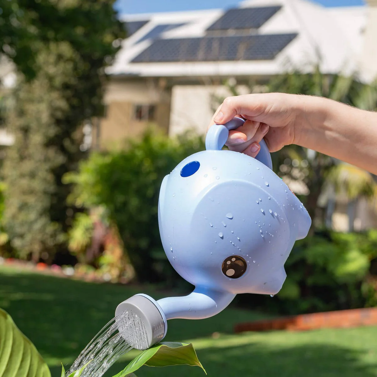 Holman Baby Elephant Kids Watering Can - 2.5L - Surf Blue - Easy Grip - Image 2