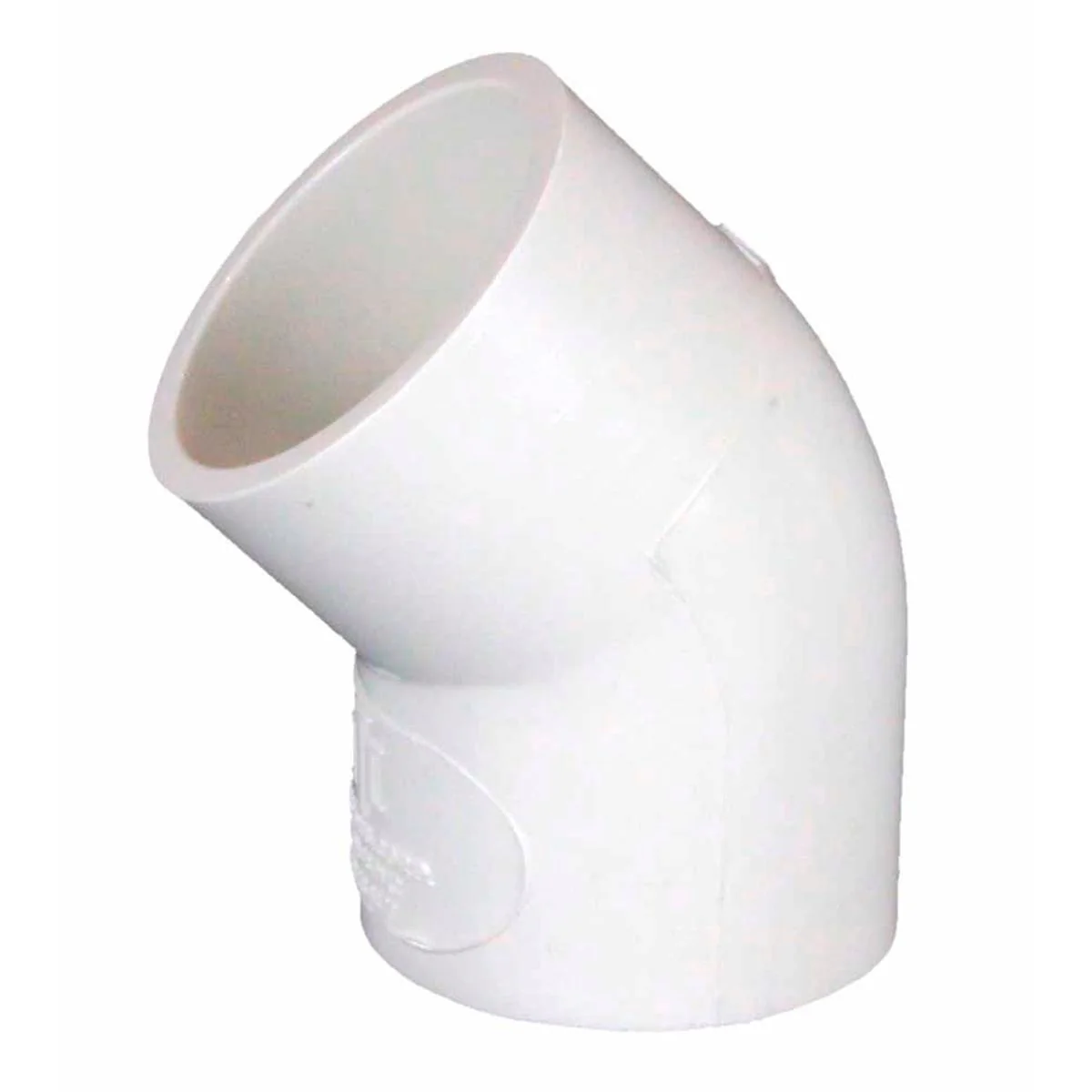 Holman PVC Elbow - 50mm x 45° - Plastic - Solvent Welded