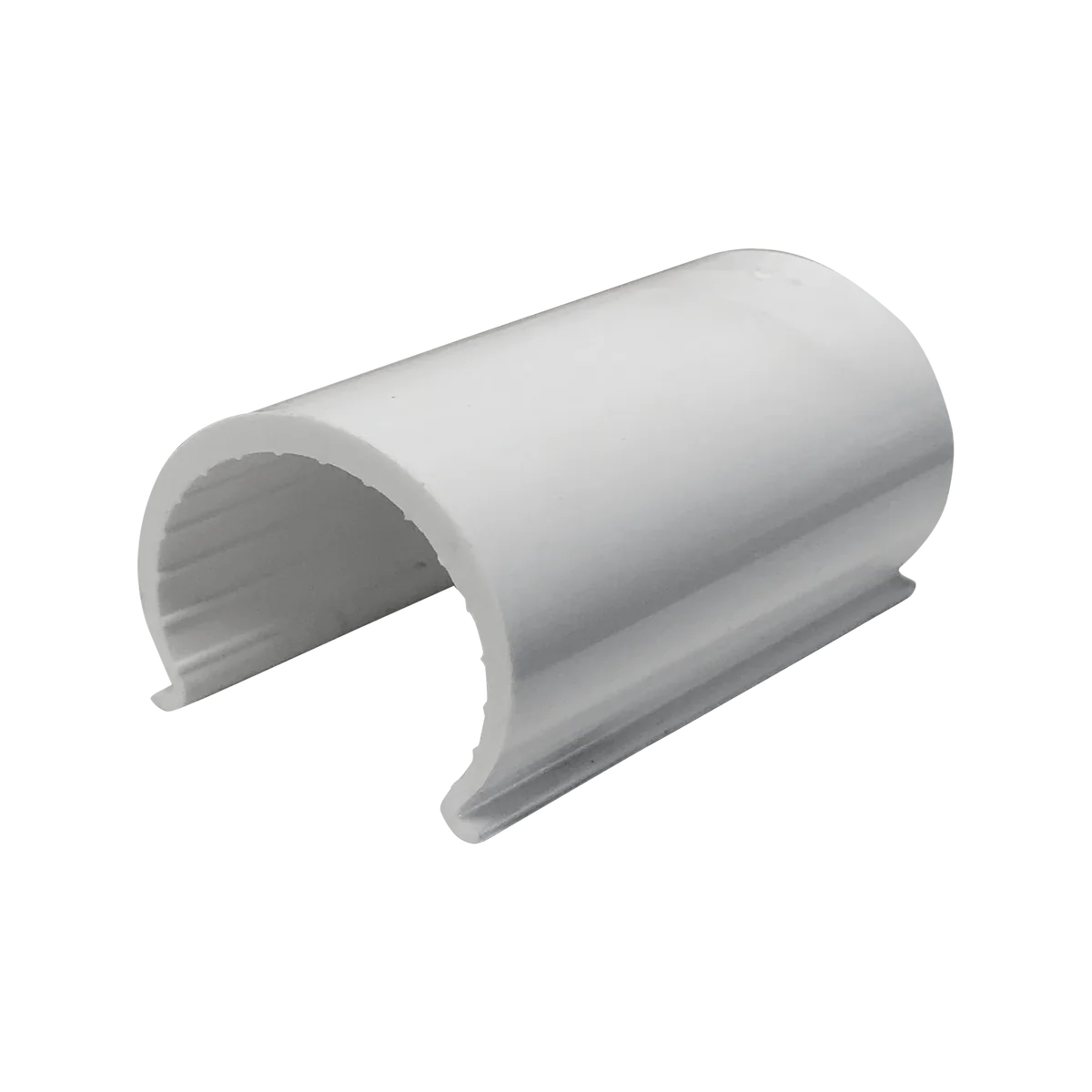 Holman 25mm Ezyfit PVC Snap Clamp - White - 25mm - 5 Pack