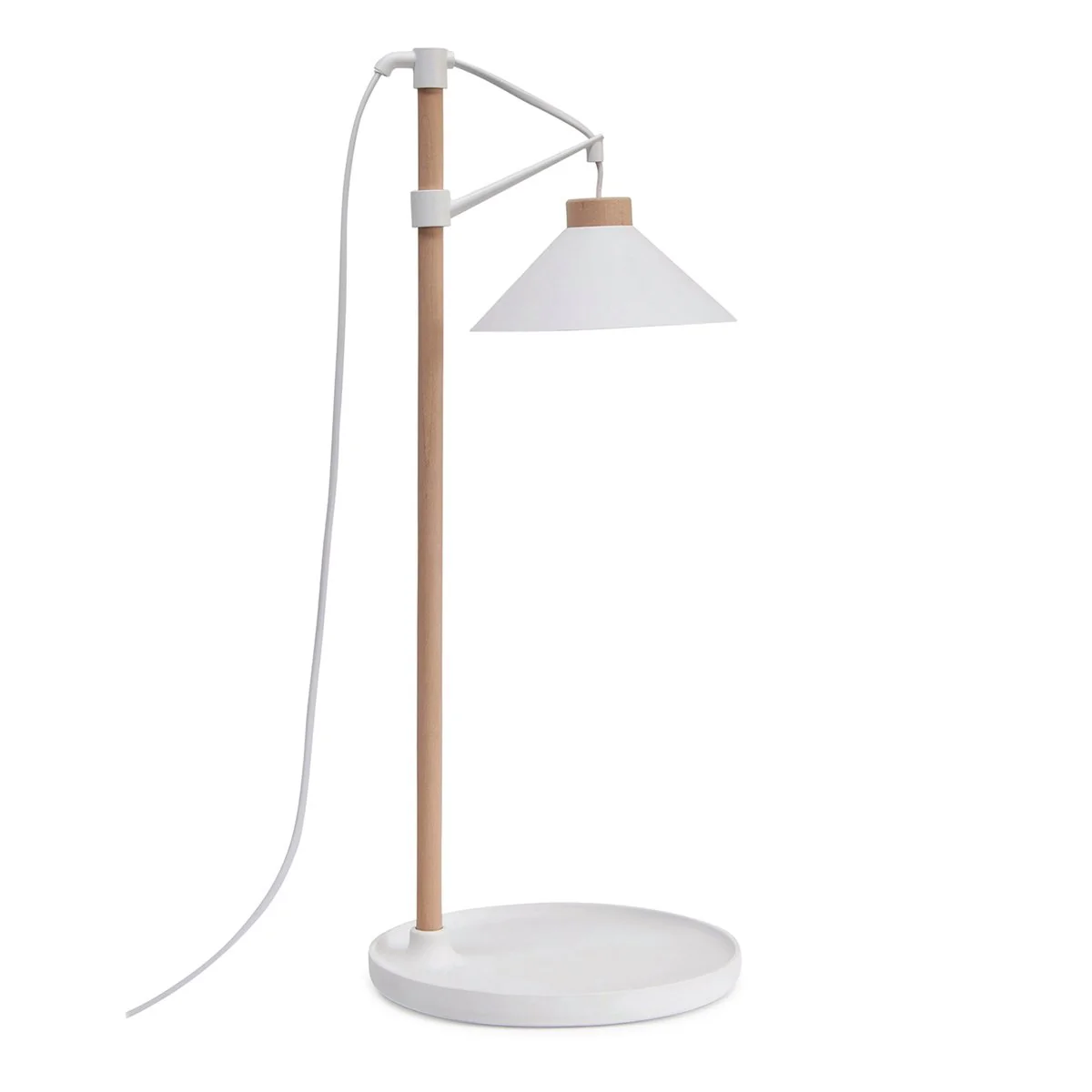 Home Grown Grow Table Lamp - 40cm - Beech Wood - Full Spectrum Light
