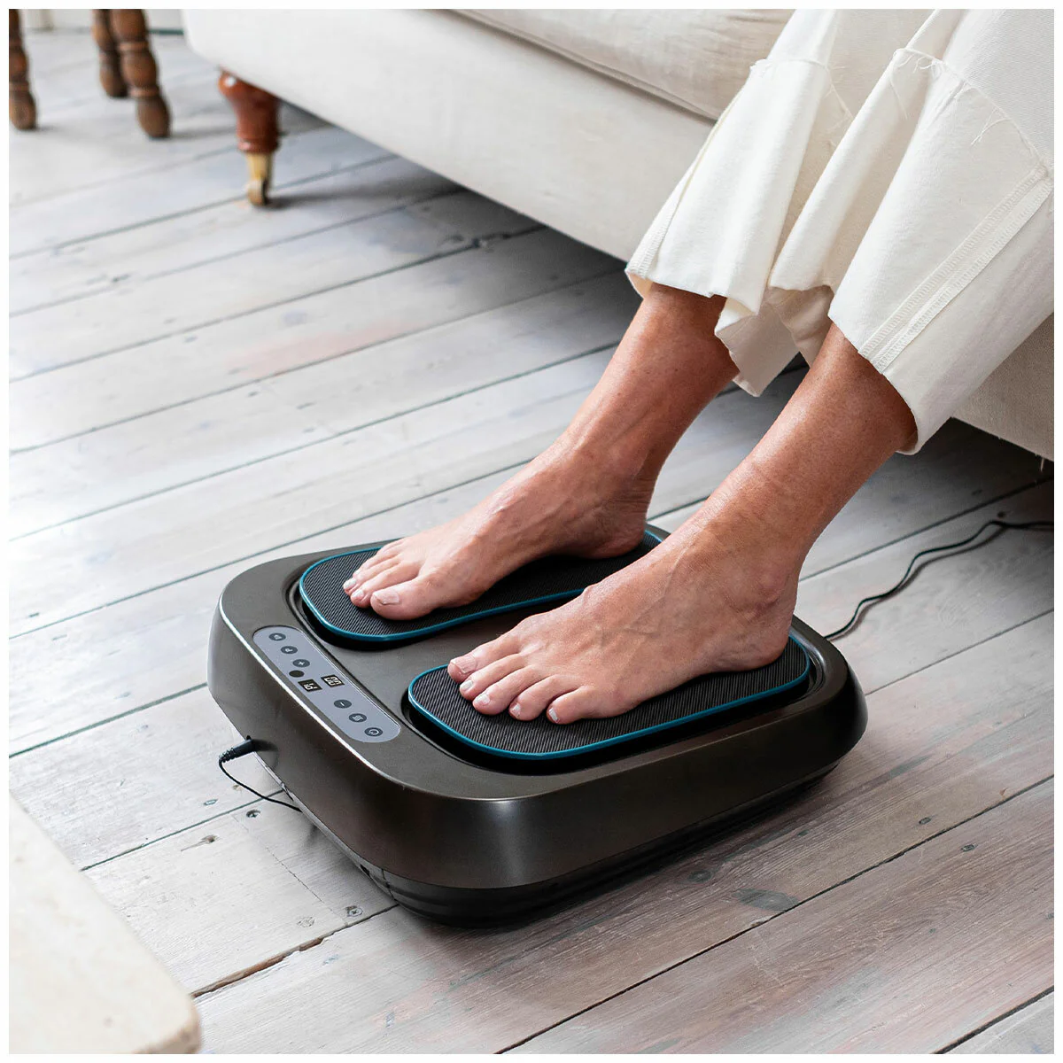 Homedics Foot Flow Vibrating Foot Massager PSL2000HAU Brown with Heat - Image 4