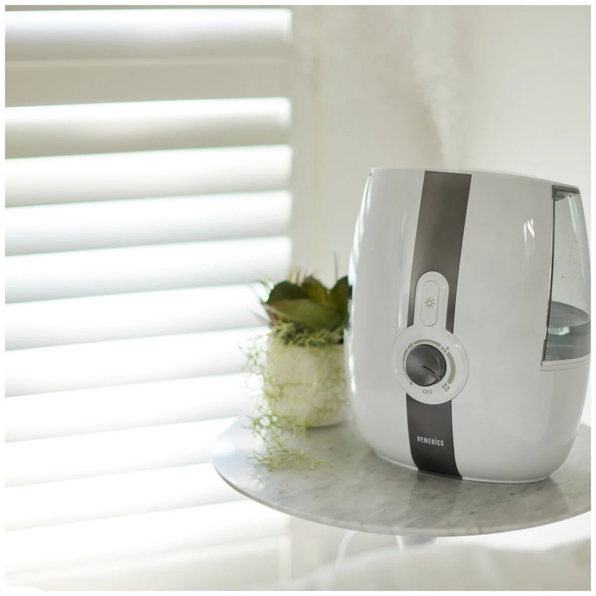 HoMedics Ultrasonic Humidifier UHE-CM65CQ-AU 5.29L Capacity White - Image 5
