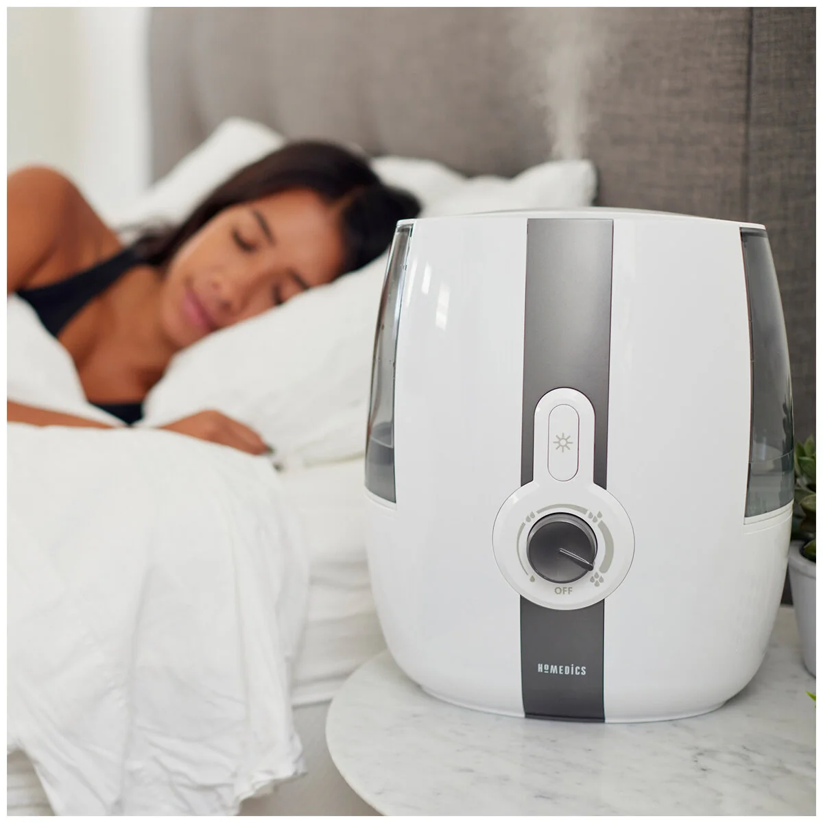 HoMedics Ultrasonic Humidifier UHE-CM65CQ-AU 5.29L Capacity White - Image 7
