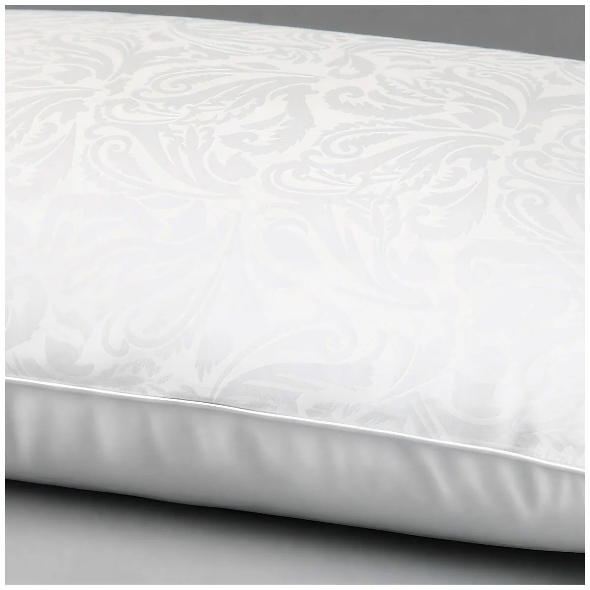 Hotel Grand Breathable Down Alternative Pillow 2 Pack Jumbo White Gel Fiber - Image 4