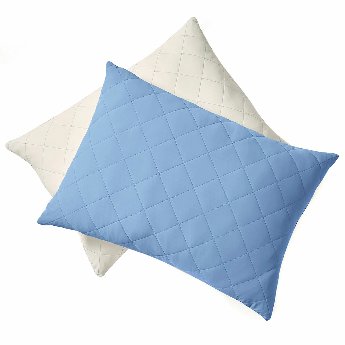 Hotel Grand Breathable Extra Cooling Pillow 2 Pack PCM White/Blue K222220 - Image 3