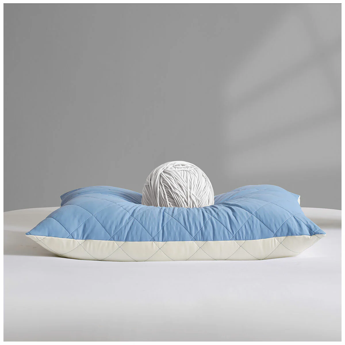 Hotel Grand Breathable Extra Cooling Pillow 2 Pack PCM White/Blue K222220 - Image 5