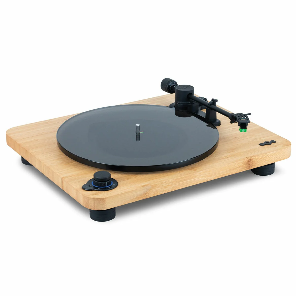 House of Marley Stir It Up LUX Wireless Turntable EM-JT010-SB Bamboo Bluetooth 5.3 - Image 3