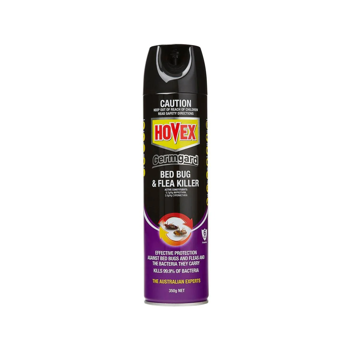 Hovex 350g Germgard Bed Bug and Flea Killer - Spray - Eucalyptus - Fast Action