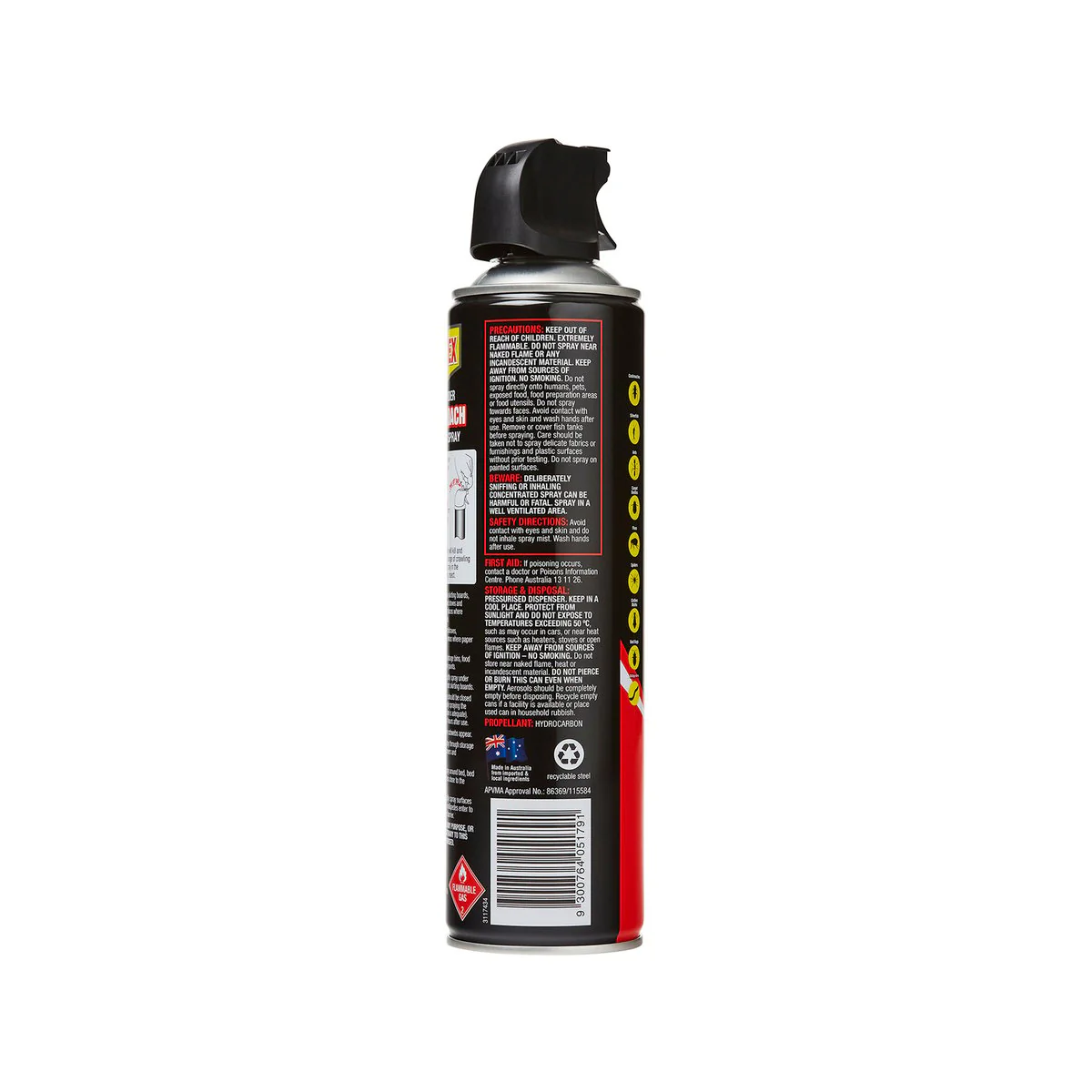 Hovex Ant Spider Cockroach Barrier Spray - 350g - Tin Plate - Eucalyptus Fragrance - Image 3