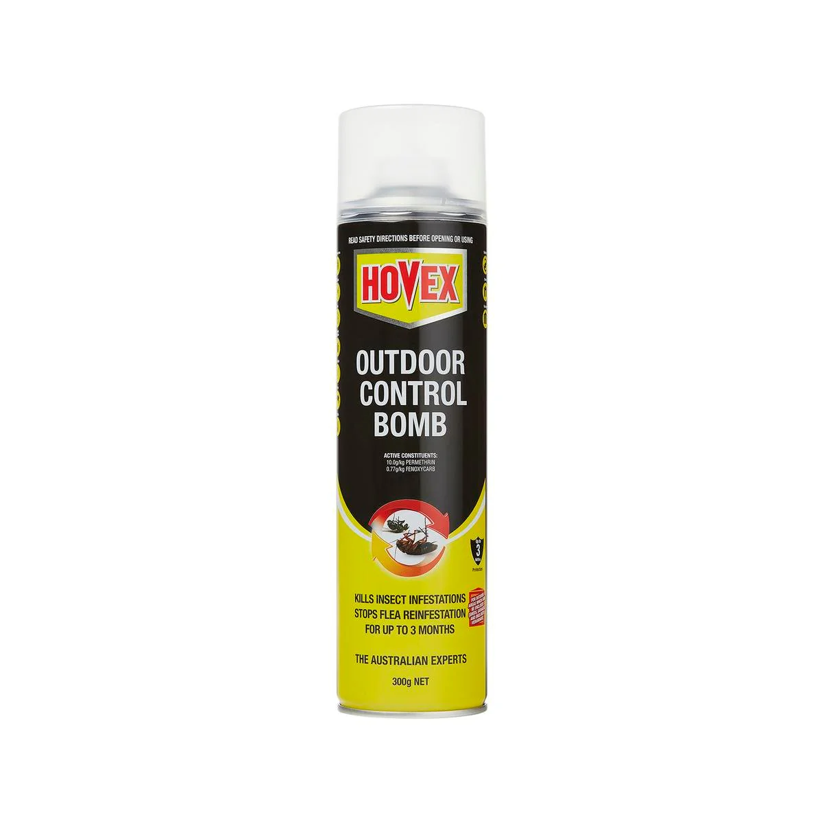 Hovex Outdoor Control Bomb 300g Aerosol - Kills Insects - 3 Months Protection