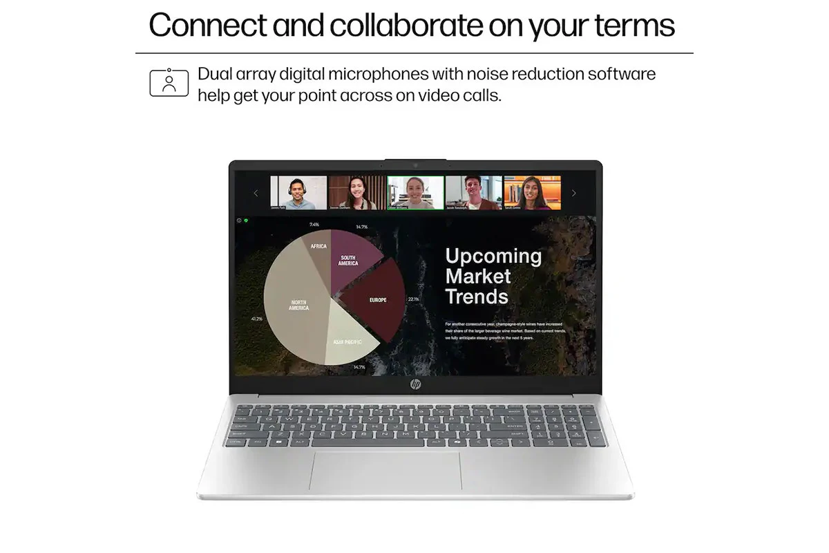 HP 15.6 Full HD Touchscreen Ryzen 5 Laptop 8GB 512GB - Image 4